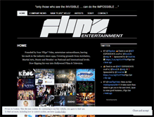 Tablet Screenshot of flipzentertainment.com